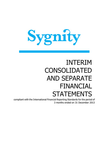 Thumbnail Sygnity Quarterly Report fy2014-q1