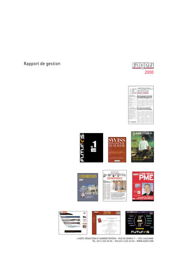 Vorschaubild Aevis Victoria Jahresbericht 2000