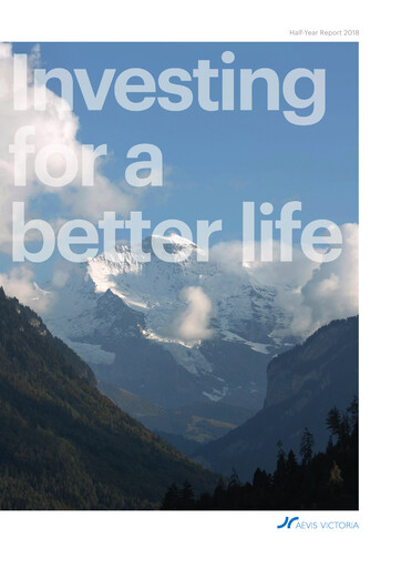 Thumbnail Aevis Victoria Half-year Report 2018-h1