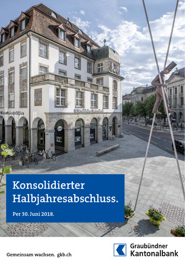 Miniature Graubündner Kantonalbank Rapport semestriel 2018-h1