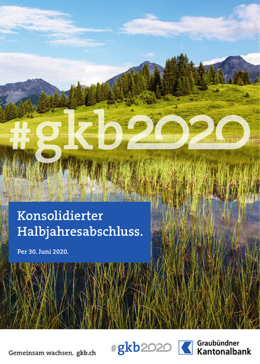Miniature Graubündner Kantonalbank Rapport semestriel 2020-h1