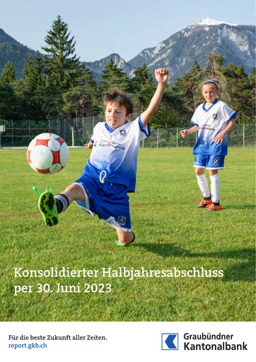 Miniature Graubündner Kantonalbank Rapport semestriel 2023-h1