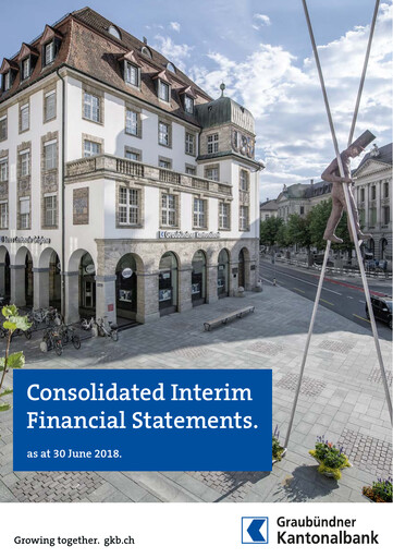 Miniature Graubündner Kantonalbank Rapport semestriel 2018-h1