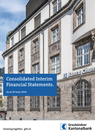 Miniature Graubündner Kantonalbank Rapport semestriel 2019-h1