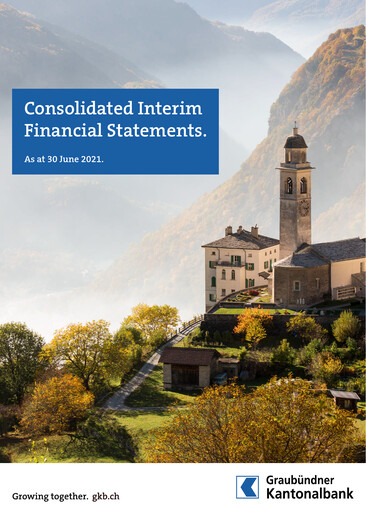 Miniature Graubündner Kantonalbank Rapport semestriel 2021-h1