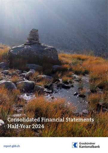Miniature Graubündner Kantonalbank Rapport semestriel 2024-h1