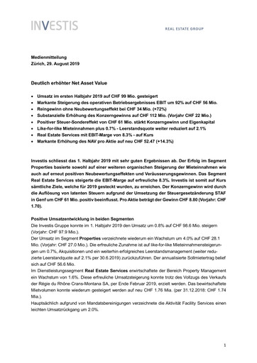 Thumbnail Investis Holding Half-year Report 2019-h1