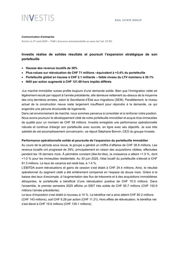 Thumbnail Investis Holding Half-year Report 2025-h1
