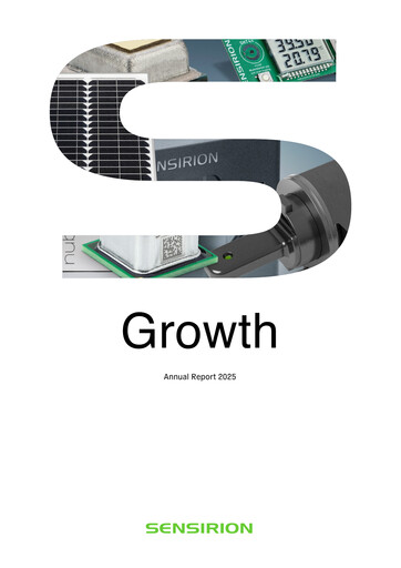 Thumbnail Sensirion Holding Annual Report 2025