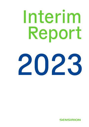 Vorschaubild Sensirion Holding Halbjahresbericht 2023-h1