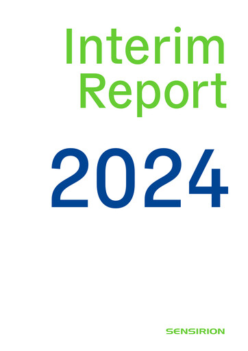 Vorschaubild Sensirion Holding Halbjahresbericht 2024-h1