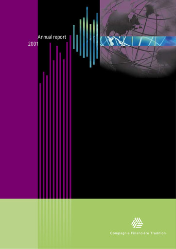 Vorschaubild Compagnie Financière Tradition Jahresbericht 2001