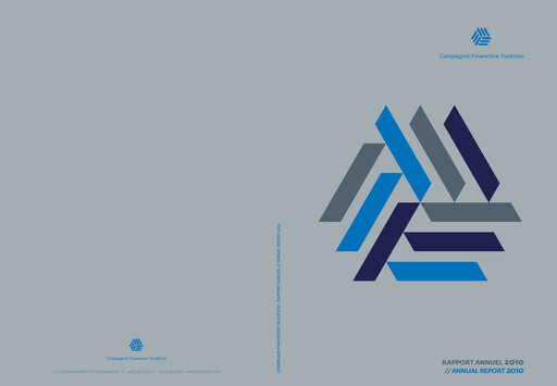 Vorschaubild Compagnie Financière Tradition Jahresbericht 2010