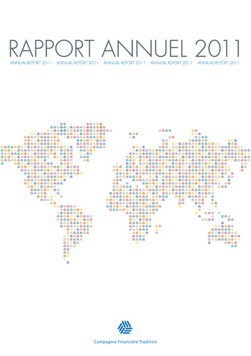 Vorschaubild Compagnie Financière Tradition Jahresbericht 2011