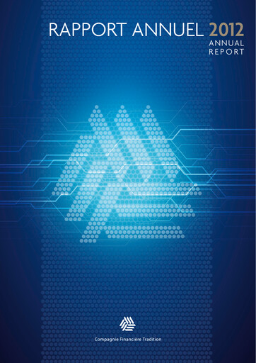 Vorschaubild Compagnie Financière Tradition Jahresbericht 2012