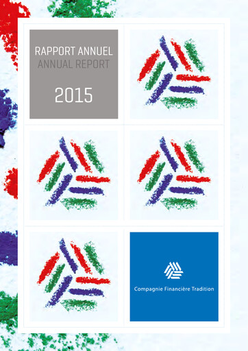 Vorschaubild Compagnie Financière Tradition Jahresbericht 2015