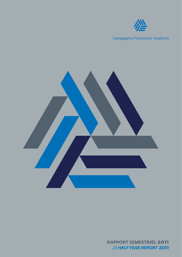 Thumbnail Compagnie Financière Tradition Half-year Report 2011