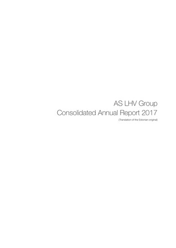 Thumbnail AS LHV Group Annual Report 2017