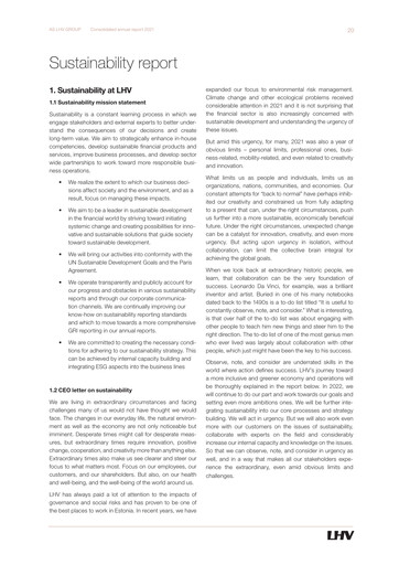 Thumbnail AS LHV Group ESG Report 2021