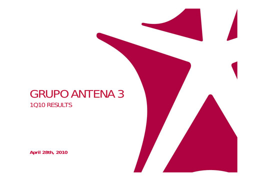 Thumbnail Atresmedia Corporación de Medios de Comunicación, S.A. Quarterly Report 2010-q1
