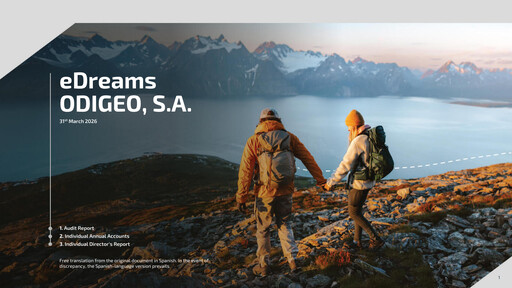 Thumbnail eDreams ODIGEO Financial Statement fy2026