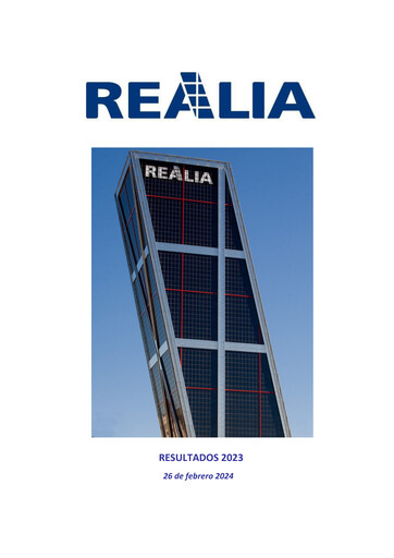 Vorschaubild Realia Business Finanzbericht 2023