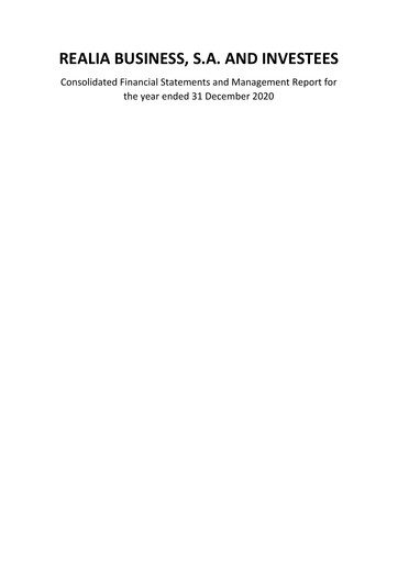 Thumbnail Realia Business Financial Statement 2020