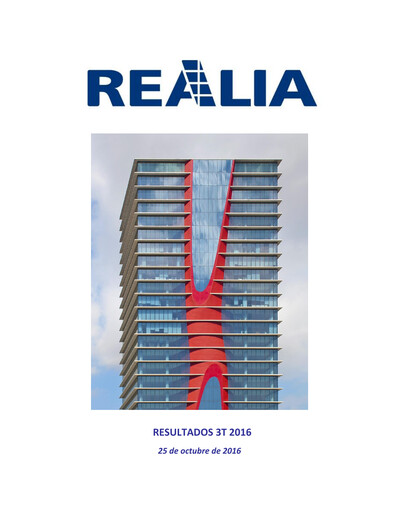Thumbnail Realia Business Quarterly Report 2016-q3