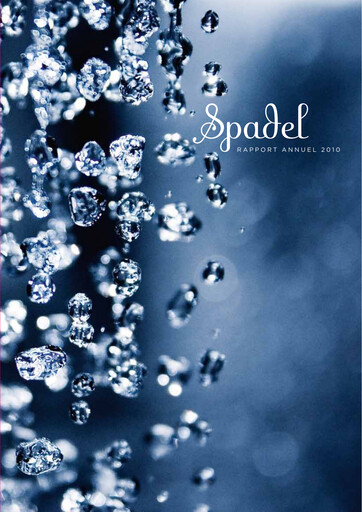 Thumbnail Spadel Annual Report 2010