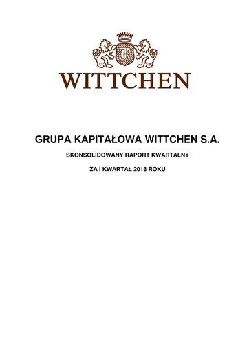 Thumbnail Wittchen Quarterly Report 2018-q1