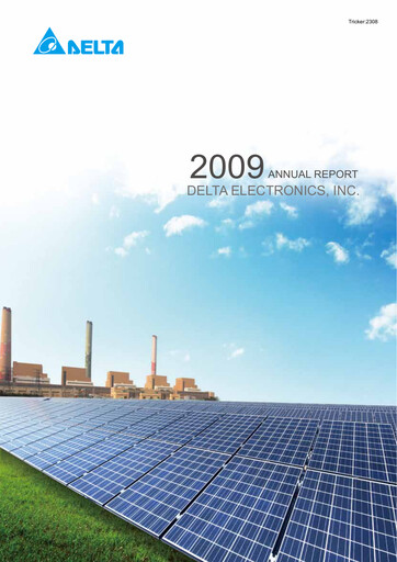 Thumbnail Delta Electronics Annual Report 2009
