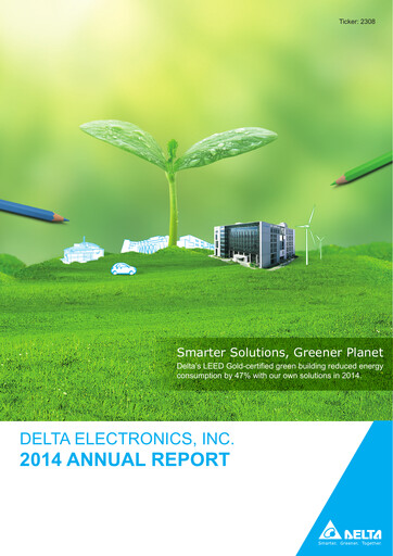 Thumbnail Delta Electronics Annual Report 2014
