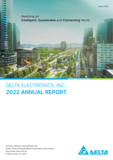 Thumbnail Delta Electronics Annual Report 2022