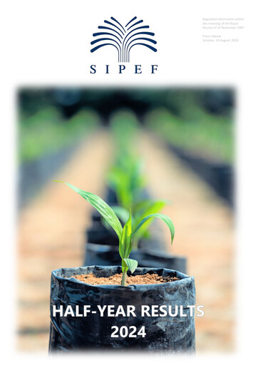 Thumbnail Sipef Half-year Report 2024-h1