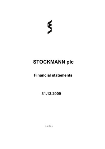Thumbnail Lindex Group Financial Statement 2009