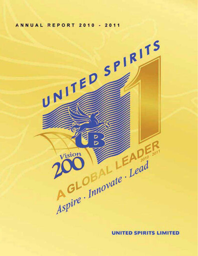Thumbnail United Spirits
 Annual Report 2010-2011