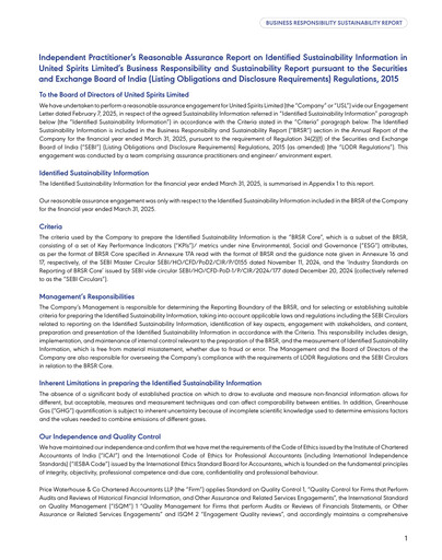 Miniature United Spirits
 Rapport ESG 2024-2025