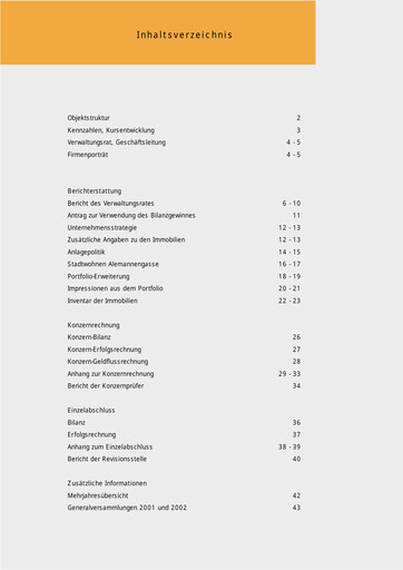 Thumbnail Warteck Invest Annual Report 2000