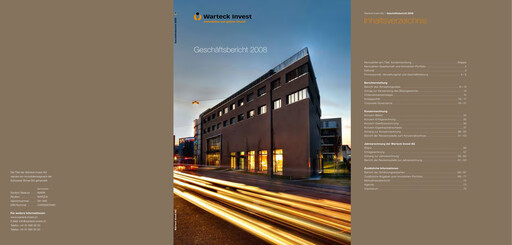 Thumbnail Warteck Invest Annual Report 2008