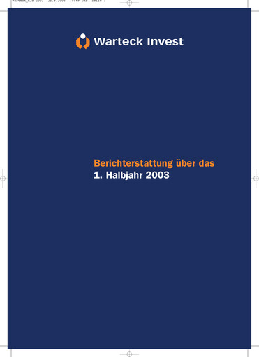 Thumbnail Warteck Invest Half-year Report 2003-h1
