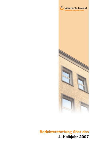 Thumbnail Warteck Invest Half-year Report 2007-h1