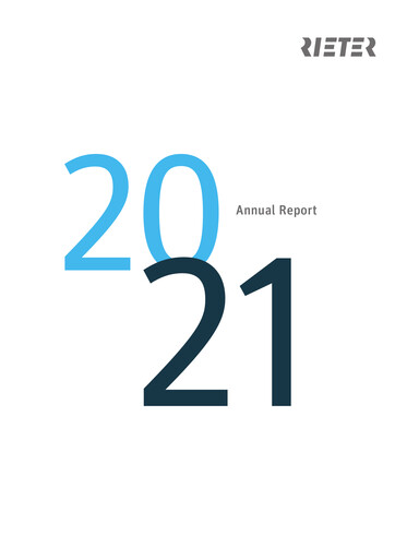 Thumbnail Rieter Holding Annual Report 2021