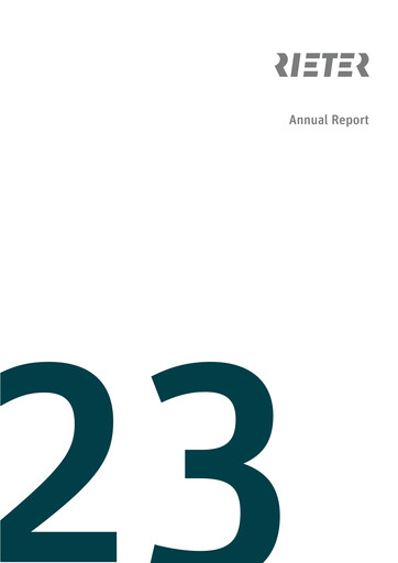Thumbnail Rieter Holding Annual Report 2023