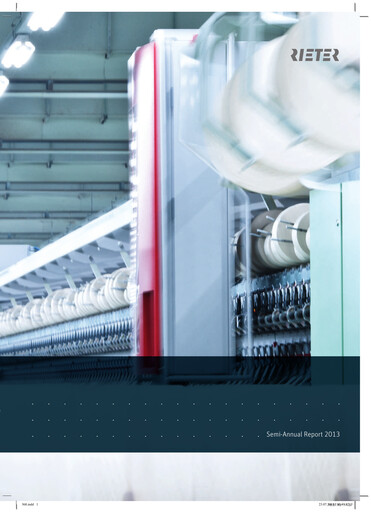 Thumbnail Rieter Holding Half-year Report 2013