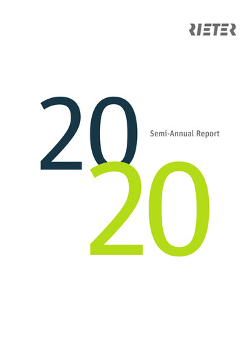 Thumbnail Rieter Holding Half-year Report 2020