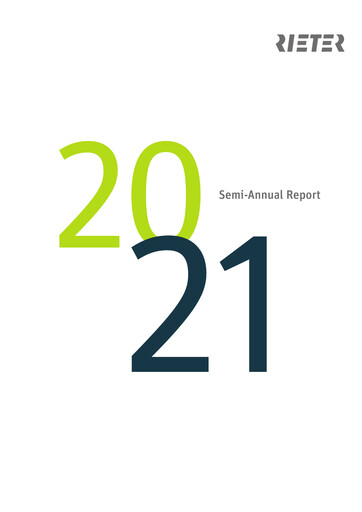 Thumbnail Rieter Holding Half-year Report 2021