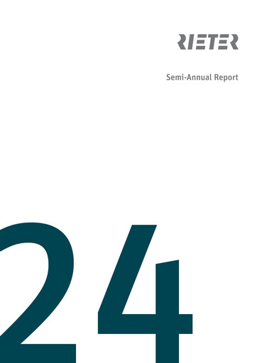 Thumbnail Rieter Holding Half-year Report 2024