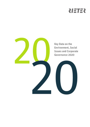 Thumbnail Rieter Holding Sustainability Report 2020