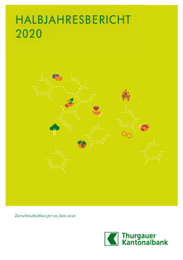 Vorschaubild Thurgauer Kantonalbank Halbjahresbericht 2020-h1