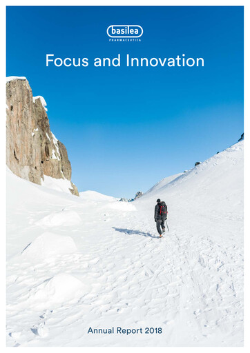 Miniature Basilea Pharmaceutica Rapport annuel 2018
